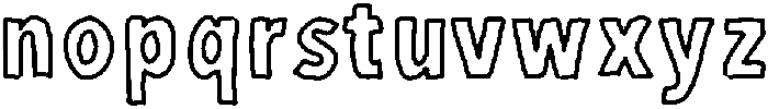 Dotted Giggle Medium otf (500) Font LOWERCASE