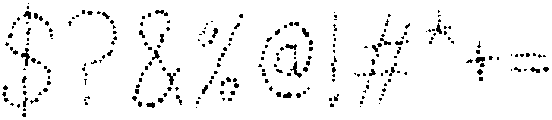 Dotted Regular otf (400) Font OTHER CHARS