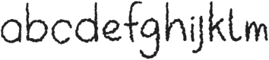 Dotted Semibold otf (600) Font LOWERCASE