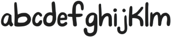 Dotted handdrawn ttf (400) Font LOWERCASE