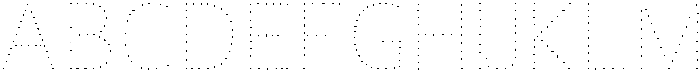 Dottie Luxe Medium otf (500) Font UPPERCASE