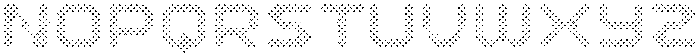 Dottles Diamond Inline otf (400) Font LOWERCASE