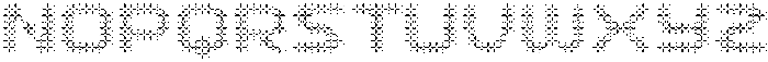 Dottles Hexadecagon Inline otf (400) Font UPPERCASE