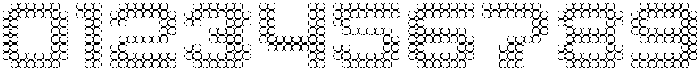 Dottles Hexadecagon Outline otf (400) Font OTHER CHARS