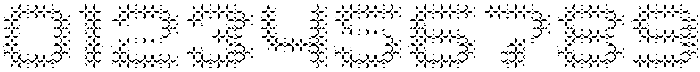 Dottles Inline otf (400) Font OTHER CHARS