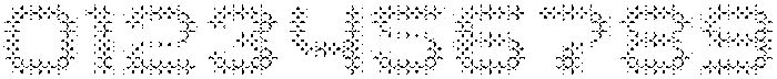 Dottles Octagon Inline otf (400) Font OTHER CHARS