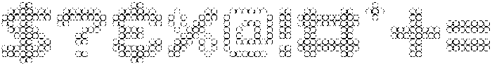 Dottles Octagon Outline otf (400) Font OTHER CHARS