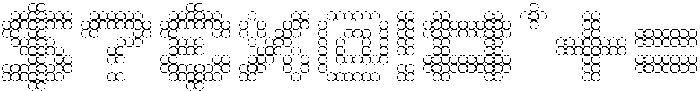 Dottles Outline otf (400) Font OTHER CHARS