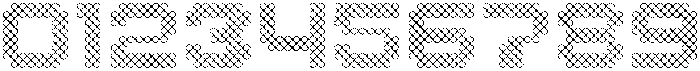 Dottles Pattern Outline otf (400) Font OTHER CHARS