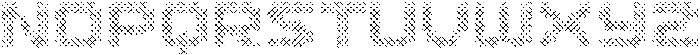 Dottles Pattern Outline otf (400) Font UPPERCASE