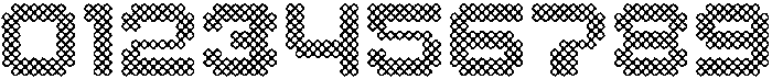 Dottles Pattern Stroke otf (400) Font OTHER CHARS