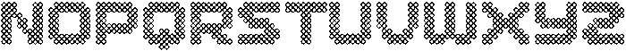 Dottles Pattern Stroke otf (400) Font UPPERCASE