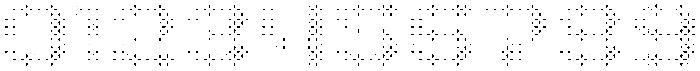 Dottles Sharp Inline otf (400) Font OTHER CHARS