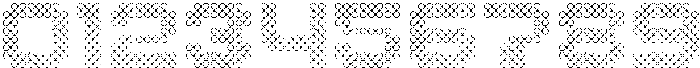 Dottles Sharp Outline otf (400) Font OTHER CHARS