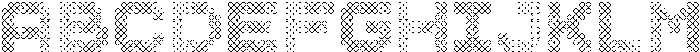 Dottles Sharp Outline otf (400) Font UPPERCASE