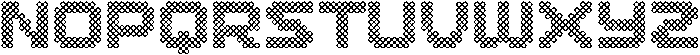 Dottles Sharp Stroke otf (400) Font LOWERCASE