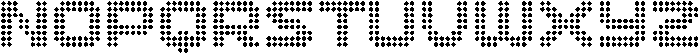 Dottles Sharp otf (400) Font LOWERCASE