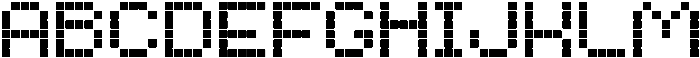 Dotty Regular otf (400) Font UPPERCASE
