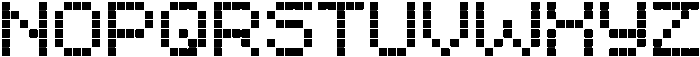 Dotty Regular otf (400) Font UPPERCASE