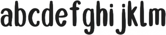 Double Smoothie Regular ttf (400) Font LOWERCASE