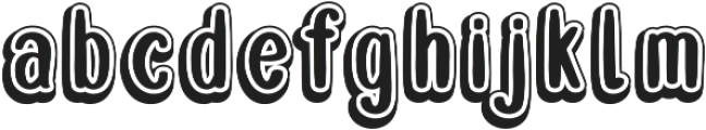 Double Smoothie Vintage ttf (400) Font LOWERCASE