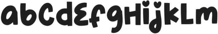 DoubleSandwich-Regular otf (400) Font LOWERCASE