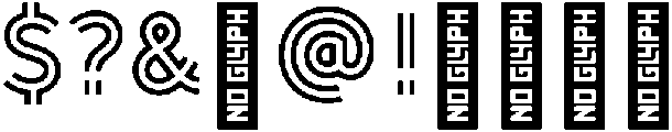 Doublez Bold otf (700) Font OTHER CHARS