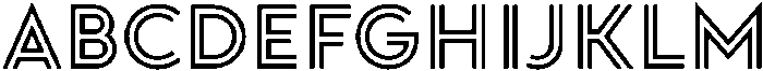 Doublez Bold otf (700) Font UPPERCASE