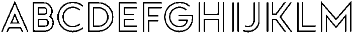 Doublez Regular otf (400) Font UPPERCASE