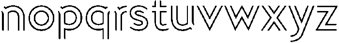 Doublez Regular otf (400) Font LOWERCASE