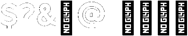 Doublez Thin otf (100) Font OTHER CHARS