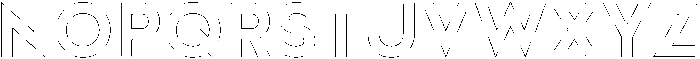 Doublez Thin otf (100) Font UPPERCASE