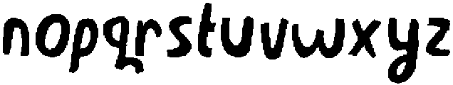 Doughie otf (400) Font LOWERCASE