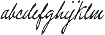 Douglass Pen otf (400) Font LOWERCASE