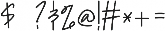 Doupple Signature otf (400) Font OTHER CHARS