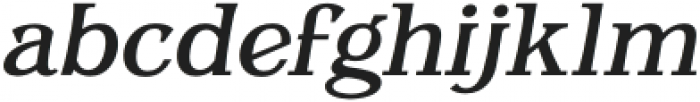 Doutzen Expanded Italic otf (400) Font LOWERCASE