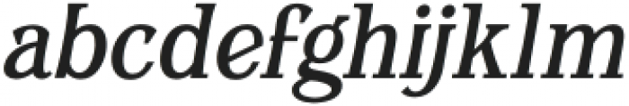 Doutzen-Italic otf (400) Font LOWERCASE