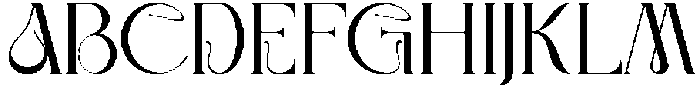 Dovaria Regular otf (400) Font UPPERCASE