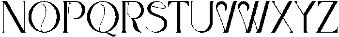 Dovaria Regular otf (400) Font UPPERCASE