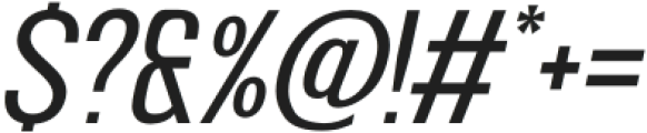 Dover Medium Italic otf (500) Font OTHER CHARS