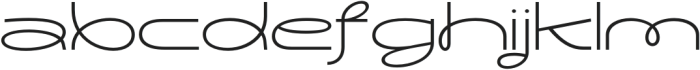 Dower Light Expanded otf (300) Font LOWERCASE