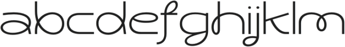 Dower Light otf (300) Font LOWERCASE