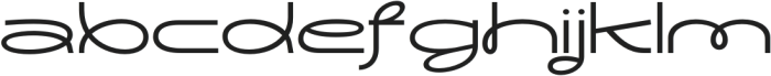 Dower Regular Expanded otf (400) Font LOWERCASE