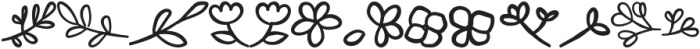 Dowly Symbols ttf (400) Font LOWERCASE