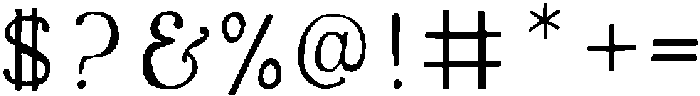 Downtown   Apothecary Regular otf (400) Font OTHER CHARS