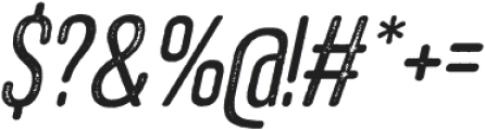 Dozed Stamp Italic otf (400) Font OTHER CHARS