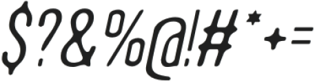 DozedBlur-Italic otf (400) Font OTHER CHARS