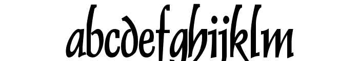 Dolphin Condensed Bold Font LOWERCASE