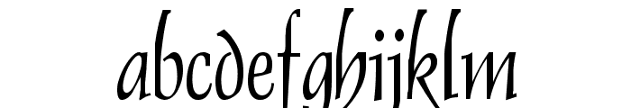 Dolphin Condensed Normal Font LOWERCASE