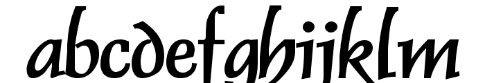 Dolphin Wide Bold Font LOWERCASE